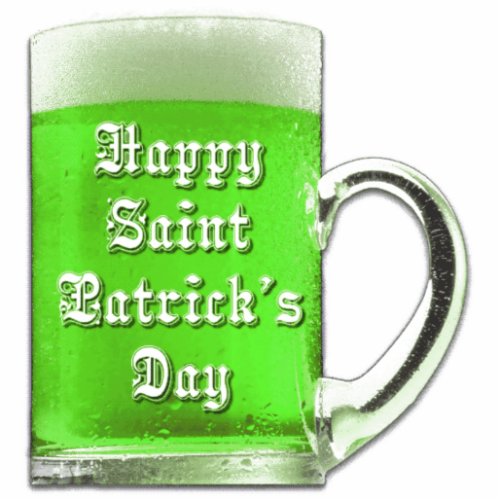 St Patricks Day Green Beer Mug Photo Sculpture