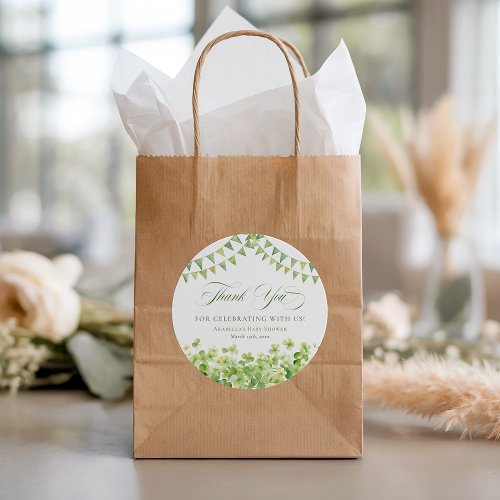 St. Patrick’s Day Green Shamrock Baby Shower