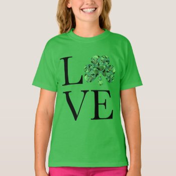 St. Patrick’s Day | Green Shamrocks    T-shirt by Omtastic at Zazzle