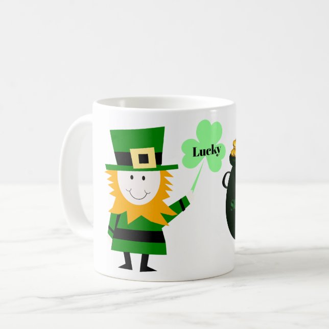 St. Patrick;s Day Irish Coffee Mug (Front Left)