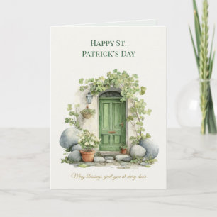 St Patrick’s Day Irish Luck Shamrock Greeting Card