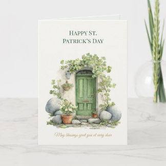 St Patrick’s Day Irish Luck Shamrock Greeting Card
