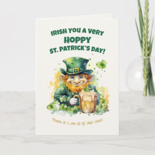 St. Patrick’s Day Leprechaun Funny Card