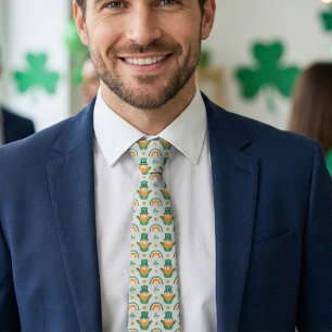 St. Patrick’s Day Leprechaun  Neck Tie