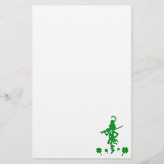 St. Patrick’s Day Leprechaun Shamrock  Stationery