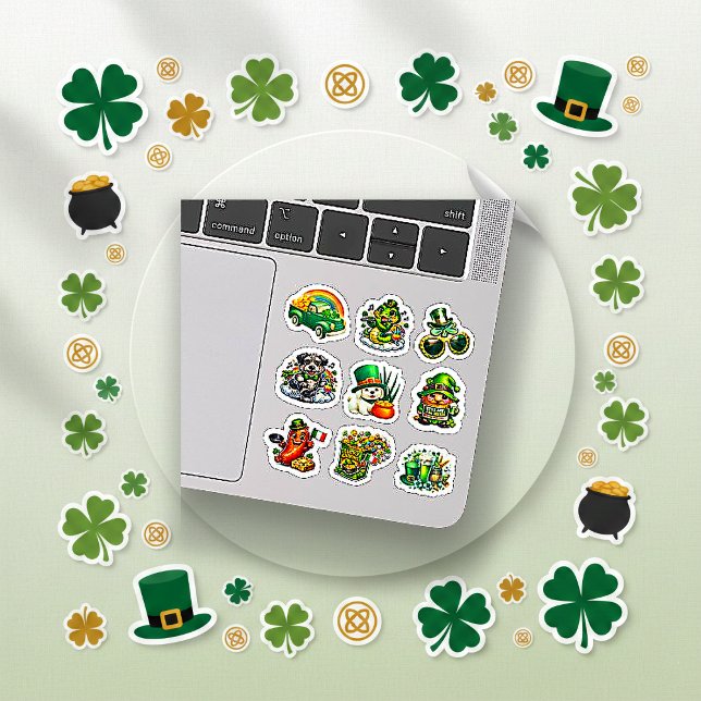 St. Patrick’s Day Lucky Charm Cartoon Set Sticker (Creator Uploaded)