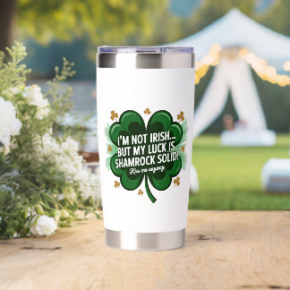 St. Patrick’s Day Lucky Clover Insulated Tumbler