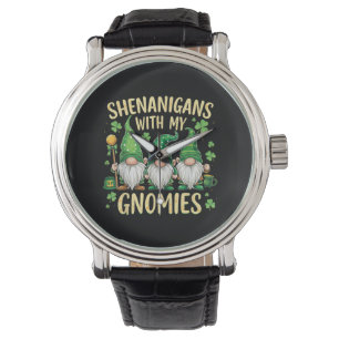 St Patrick’s Day Lucky Shamrock Gnome  Watch
