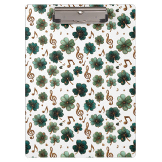 St. Patrick’s Day Musical Shamrock Clipboard