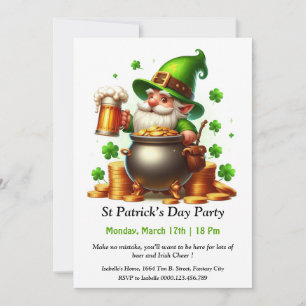 St. Patrick’s Day Party Invitation – Lots of Beer 