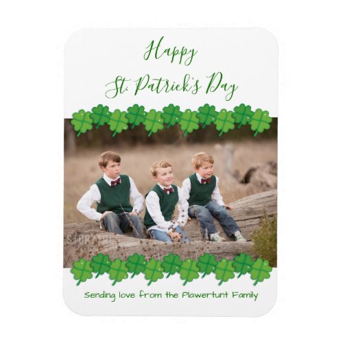 St Patricks Day  Photo Magnet