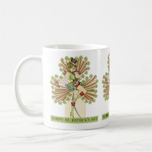 St. Patrick’s Day Pin-up girl vintage Coffee Mug
