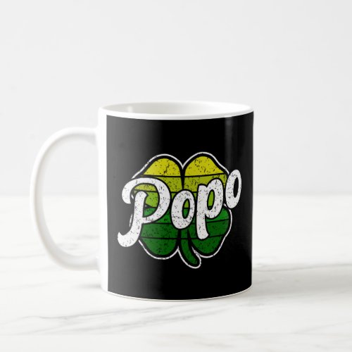 St Patrick s Day Popo  Father Irish C Shamrock  Coffee Mug