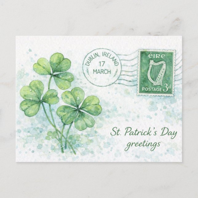 St. Patrick’s Day Postcard from Dublin (Front)