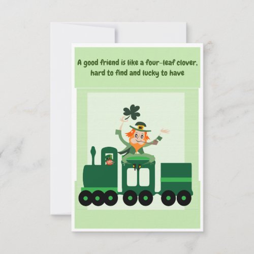 St Patrickâs Day Quote Card