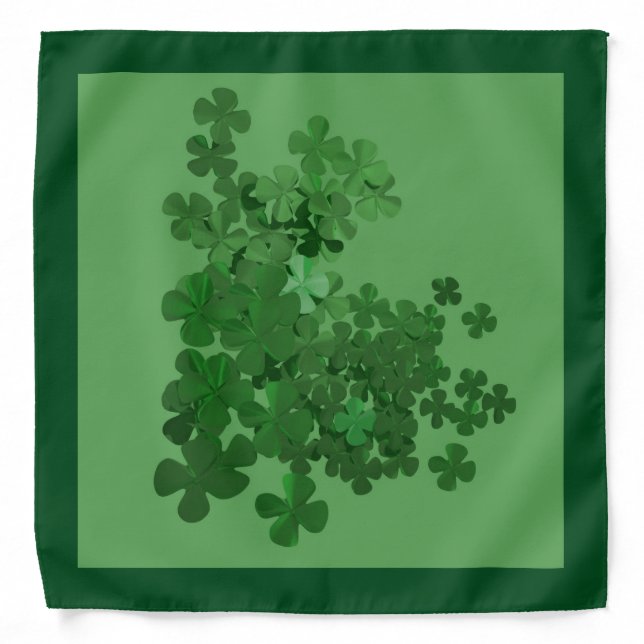 St. Patrick’s Day Shamrock Bandana (Front)