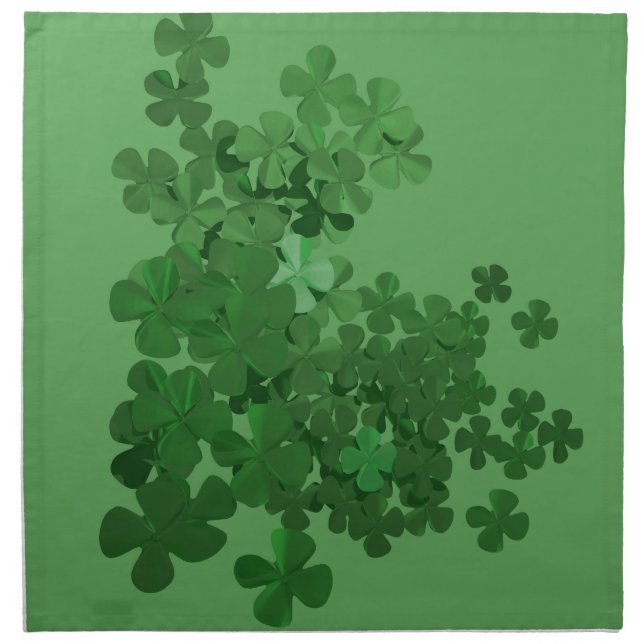 St. Patrick’s Day Shamrock Cloth Napkin (Front)