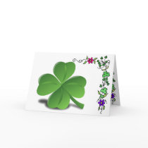 St. Patrick’s Day Shamrock Clover Card St. Patrick’s Day Shamrock Clover Card