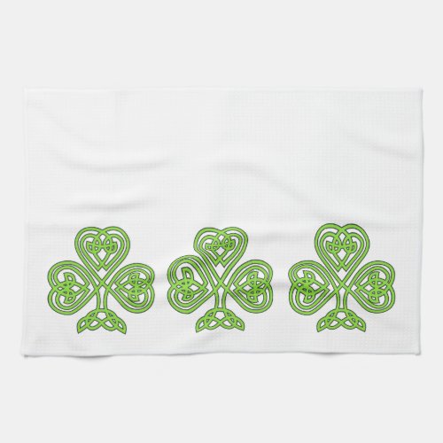 St. Patrick’s Day Shamrock Clover Kitchen Towel