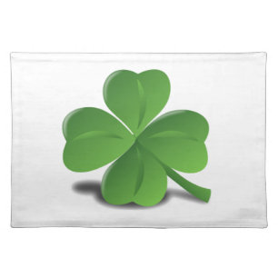 St. Patrick’s Day Shamrock Clover Placemat