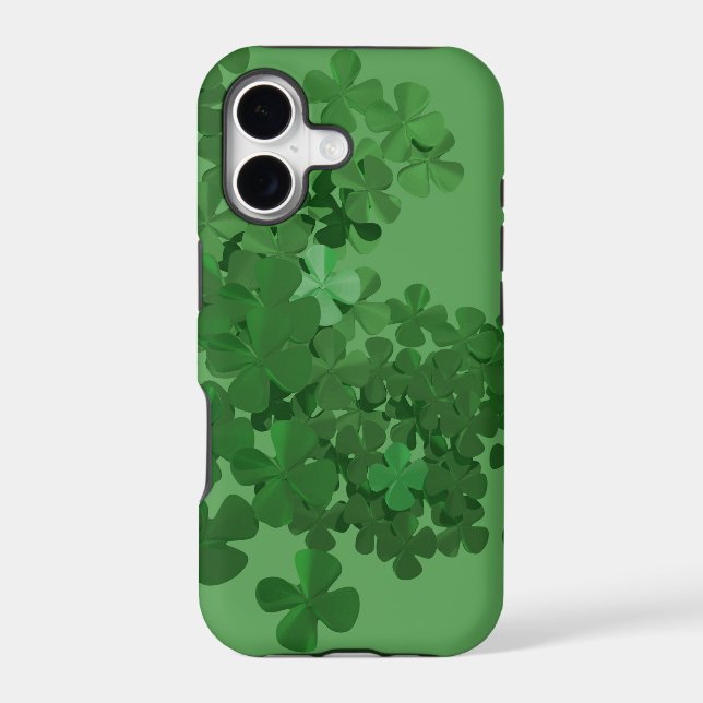 St. Patrick’s Day Shamrock Iphone Case (Back)