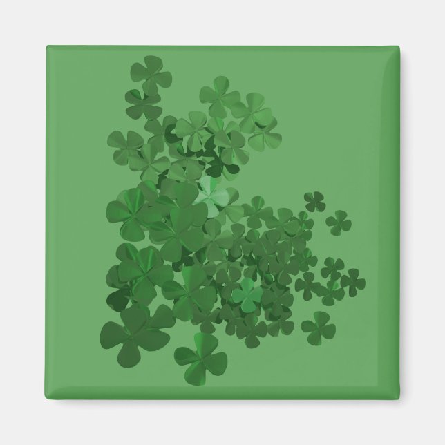 St. Patrick’s Day Shamrock Magnet (Front)