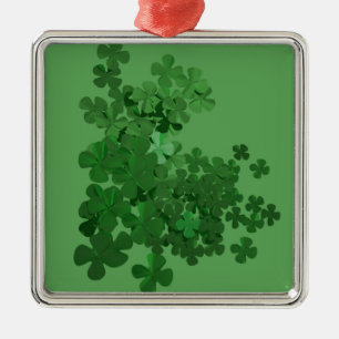 St. Patrick’s Day Shamrock Metal Ornament