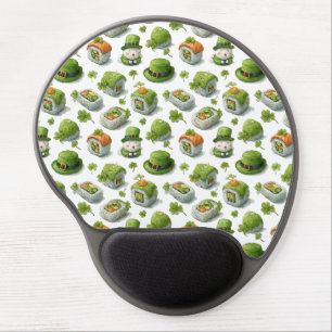 St. Patrick’s Day Sushi Rolls & Shamrock Gel Mouse Pad