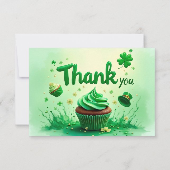 St. Patrick’s Day thank you card (Front)