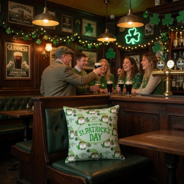 St. Patrick’s Day Throw Pillow (Creator Uploaded)