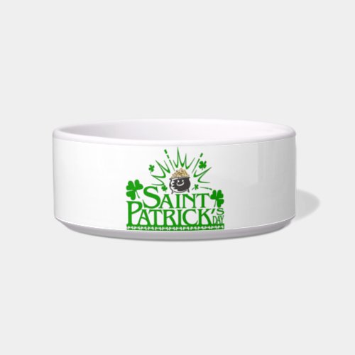 St Patrickâs Gold Pot Pet Bowl