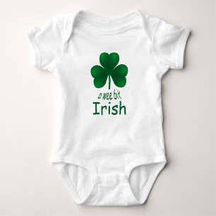 St Patrick’s Shamrock Wee Bit Irish Infant Creeper