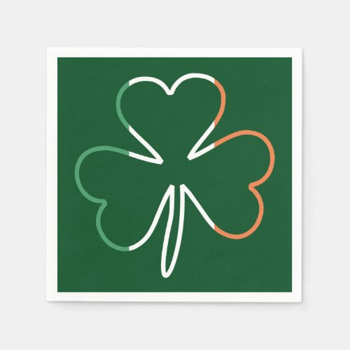 St Patrick Shamrock Irish Ireland Clover Napkins