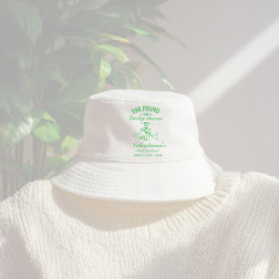 St patrick she found her lcuky charm bachelorette  bucket hat