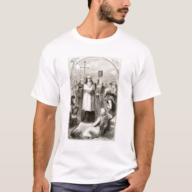 St. Patrick showing the people of Ireland the Four T-Shirt (Front)
