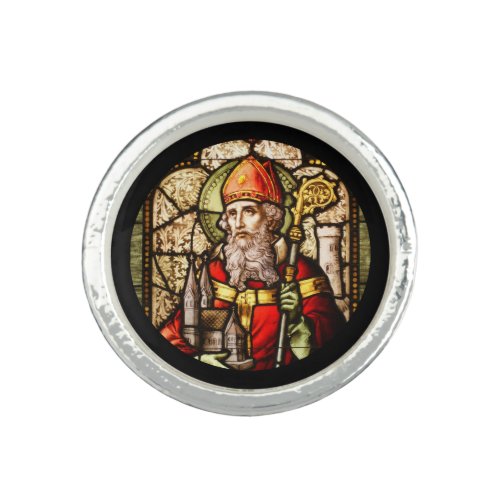 St Patrick Stained Glass Ring