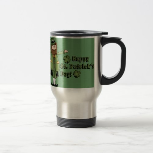 St Patrick Wishes You A Happy St Pats Day Travel Mug