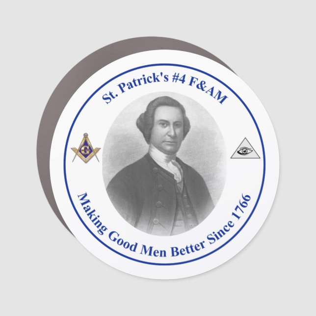 St. Patrick's #4 Flat Plastic Magnet (Front)