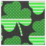 st patricks american clover shamrock green fabric