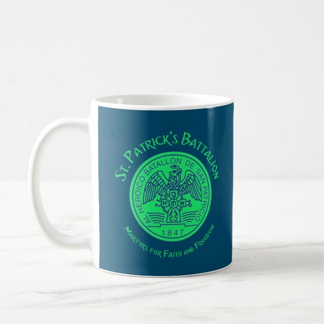 St Patricks Battalion San Patricios Irish Mexican Coffee Mug (Left)