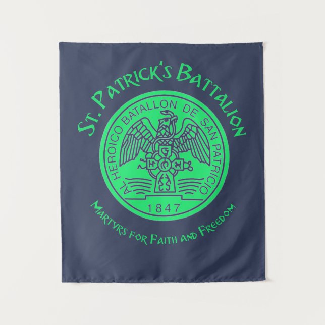 St Patricks Battalion San Patricios Irish Mexican Tapestry (Front)