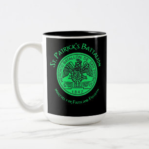 St Patricks Battalion San Patricios Irish Mexican Two-Tone Coffee Mug