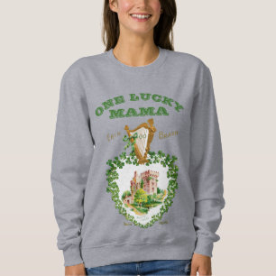 St Patrick's Blarney Castle Irish Harp Lucky Mama Sweatshirt