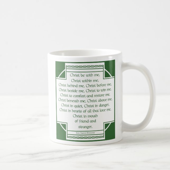 St. Patrick's Breastplate Coffee Mug (Right)