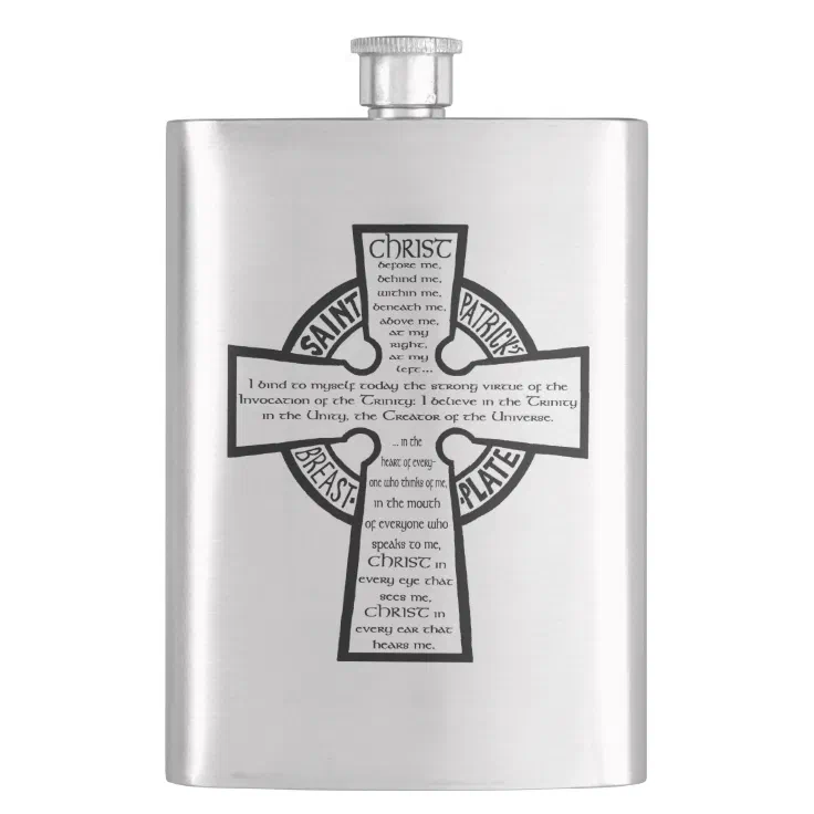 St. Patrick's Breastplate Flask (Front)