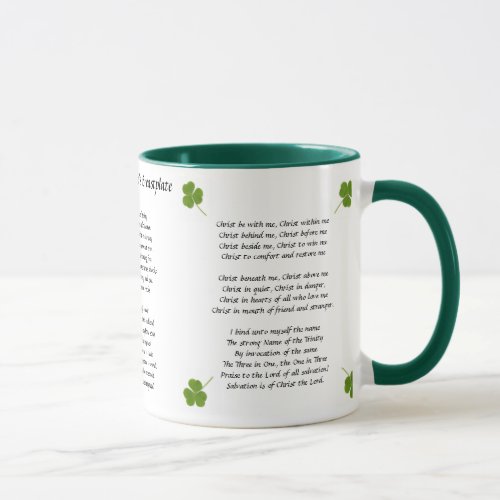 St Patricks Breastplate Mug