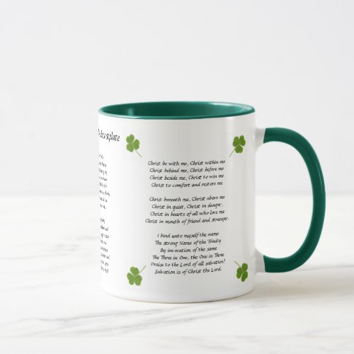 St Patricks Breastplate Mug