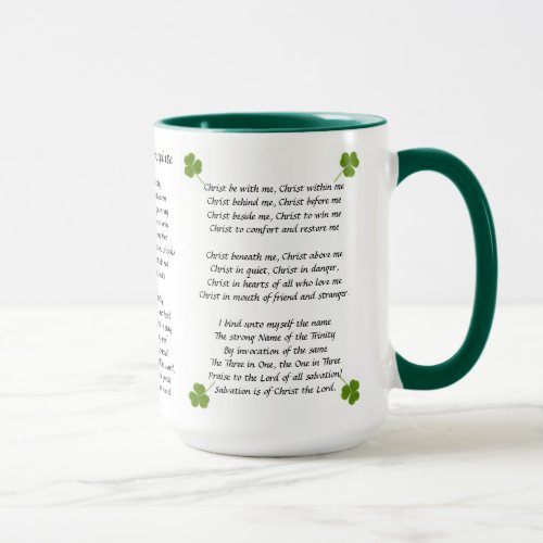 St Patricks Breastplate Mug