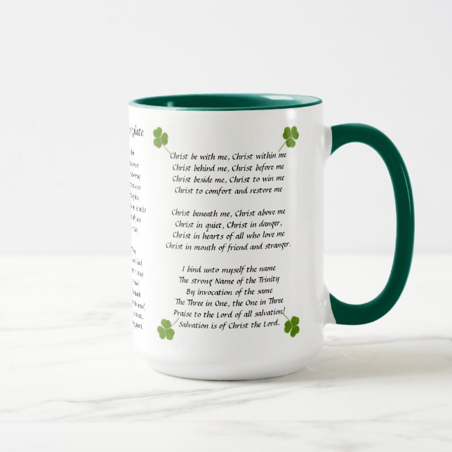 St Patrick's Breastplate Mug (Right)