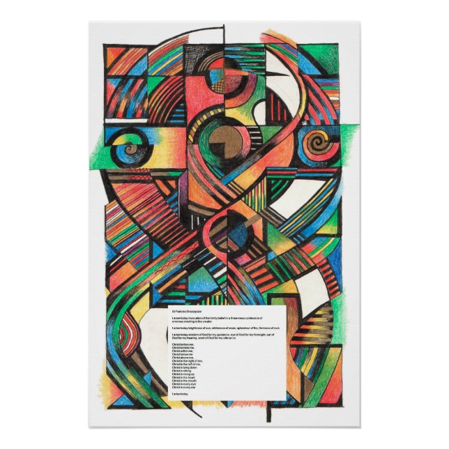 St Patricks Breastplate Poster (Front)